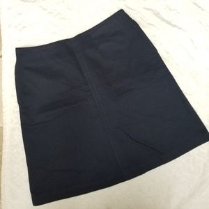 Boden navy blue A-line skirt sz 12
